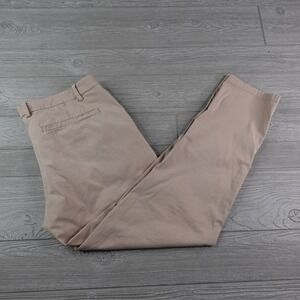 Birddogs Pants Men's Size 38x30 Lined Stretch Khakis Beige Trousers Performance
